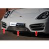 Zunsport Front Grille 7 Piece Set to fit Porsche Cayman 981 S Without Sensors Manual (from 2012 to 2016)