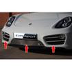 Front Grille 7 Piece Set Porsche Cayman 981 S Without Sensors Manual (from 2012 to 2016)
