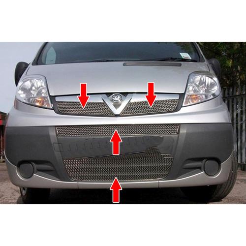 Full Front Grille Set Vauxhall Vivaro (from 2006 to 2014)