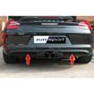 Full Grille 11 Piece Set (Front, Rear and Side) Porsche Cayman 981 S With Sensors Manual