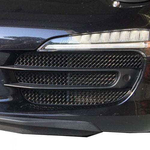 Full Front Grille 7 Piece Set Porsche Carrera 991 4S With Parking Sensors in Moulding