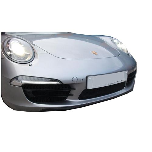 Full Front Grille 7 Piece Set Porsche Carrera 991 4S With Parking Sensors in Moulding
