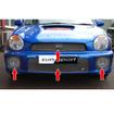 Full Front Grille 4 Piece Set Subaru Impreza Bug Eye