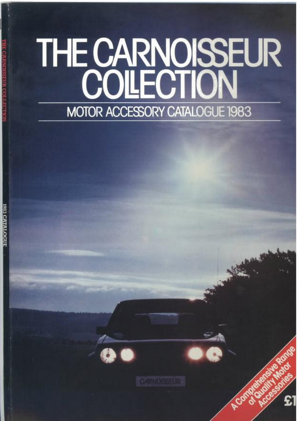 Cover of Carnoisseur catalogue from 1983