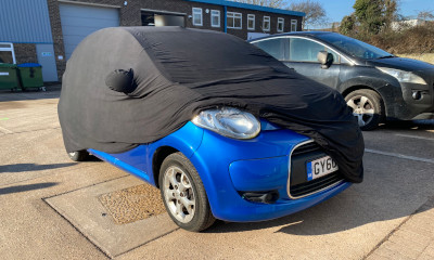 Indoor cover on a Citroen C1