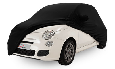 Indoor cover on a Fiat 500