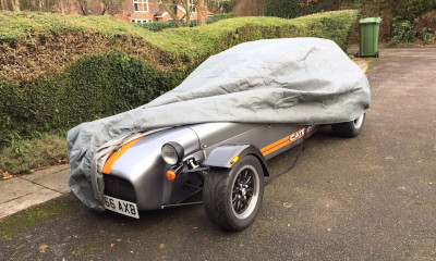 Outdoor cover on a Caterham