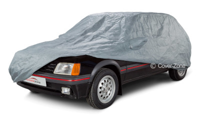 Outdoor cover on a Peugeot 205
