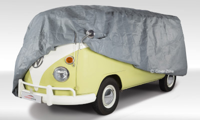 Outdoor cover on a Volkswagen Campervan