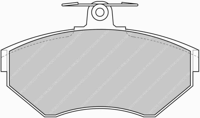 Ferodo Brake Pad Diagram