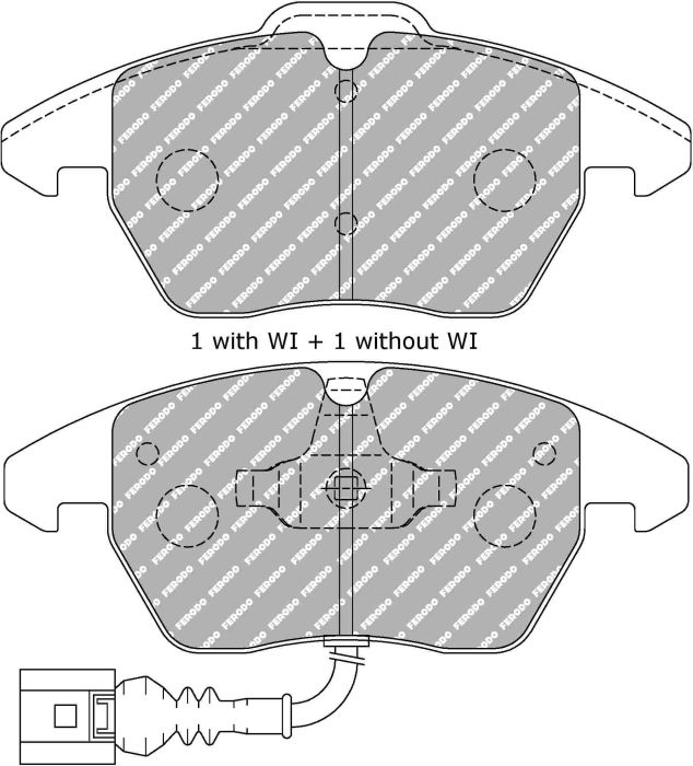 Ferodo Brake Pad Diagram