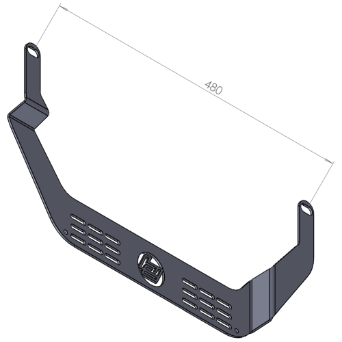 Forged A4B7FE Bracket Diagram (dimensions in millimeters)