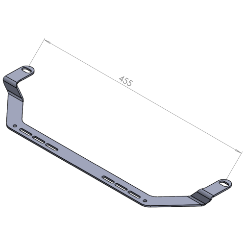 Forged E24FE Bracket Diagram (dimensions in millimeters)