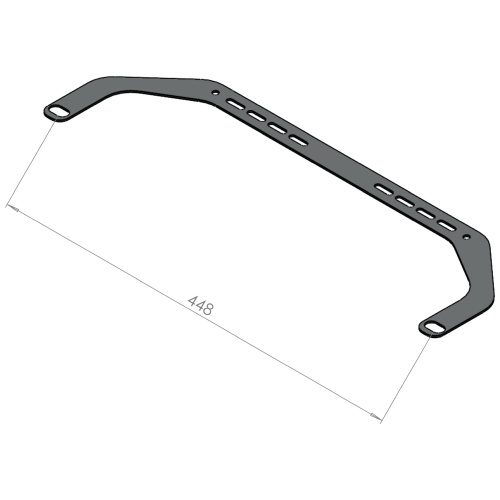 Forged E46FE Bracket Diagram (dimensions in millimeters)