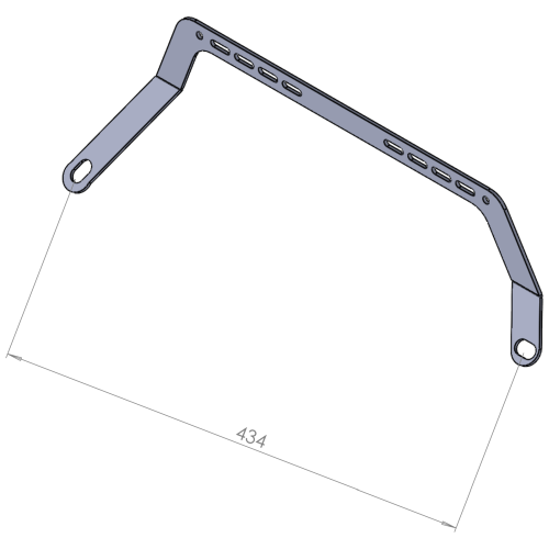 Forged S13FE Bracket Diagram (dimensions in millimeters)