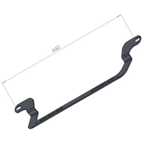 Forged XE10FE Bracket Diagram (dimensions in millimeters)