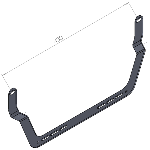 Forged i30NFE Bracket Diagram (dimensions in millimeters)
