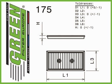 Green Air Filter Diagram #175