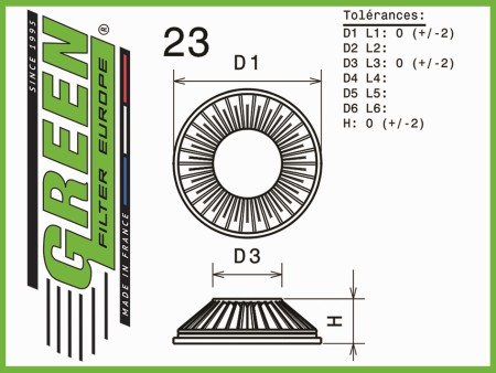 Green Air Filter Diagram #23
