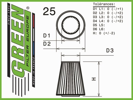 Green Air Filter Diagram #25