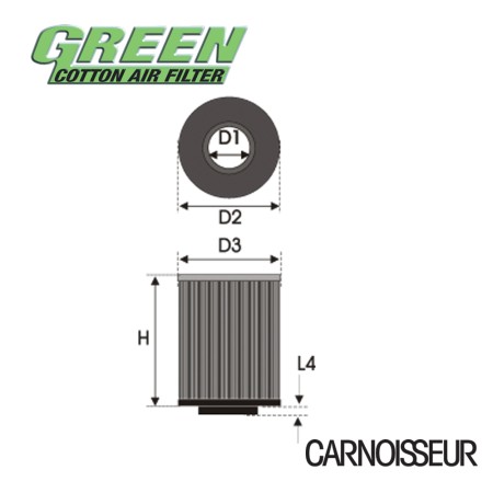 Green Air Filter Diagram #29