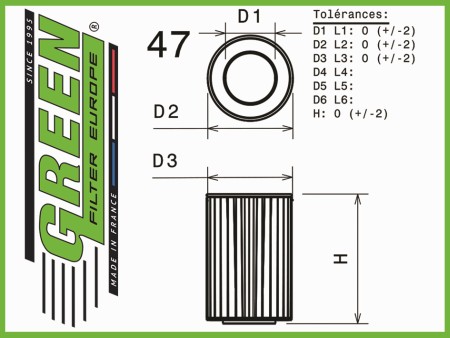 Green Air Filter Diagram #47
