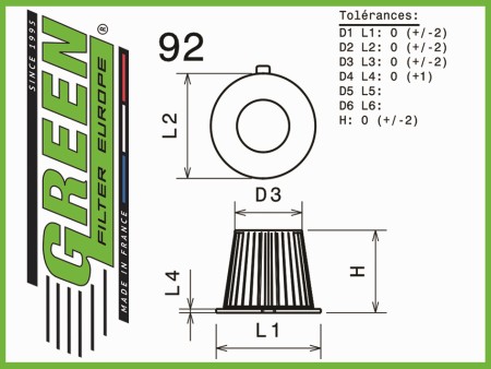 Green Air Filter Diagram #92
