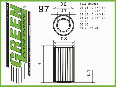 Green Air Filter Diagram #97