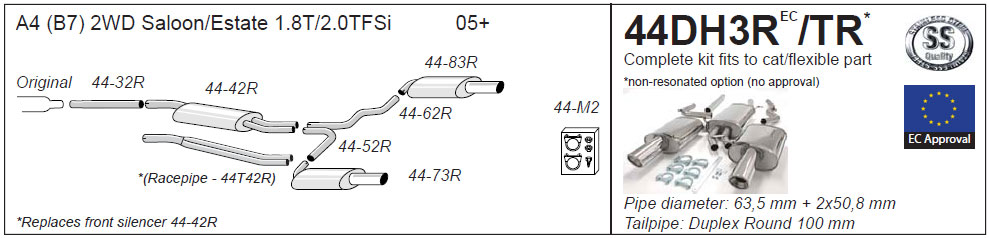 44DH3R Diagram