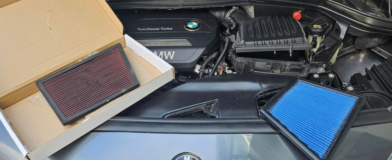 Comparing a K&N filter with Jetex