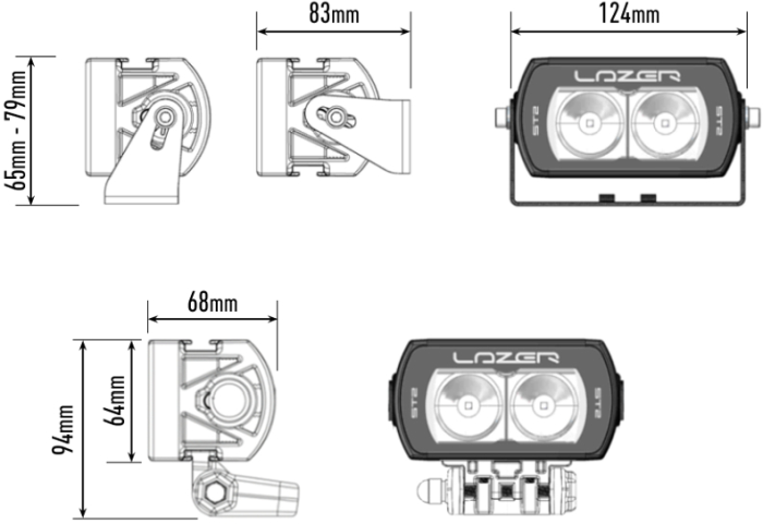 Lazer ST2 Evolution Diagram
