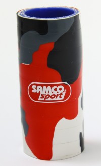 Fire Red Camo Samco Silicone Hose Sample