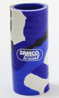Lightning Blue Camo Samco Silicone Hose Sample