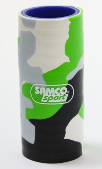 Ninja Green Camo Samco Silicone Hose Sample