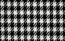 Black Houndstooth Fabric