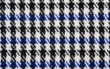 Blue Houndstooth Fabric