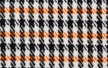 Orange Houndstooth Fabric