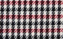 Red Houndstooth Fabric