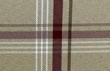 Red On Beige Tartan