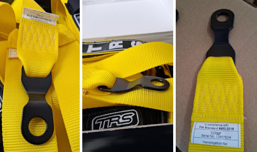 Examples of the TRS dogbone fixings used on Porsche harnesses TRS Dogbone Fixings