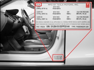 2013 Model S Date of Manufacture - November 2014 or Later