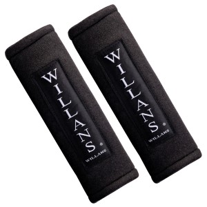 2″ Historic Black Willans Harness Pads