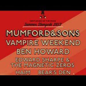 Mumford and Sons Summer Stampede 2013