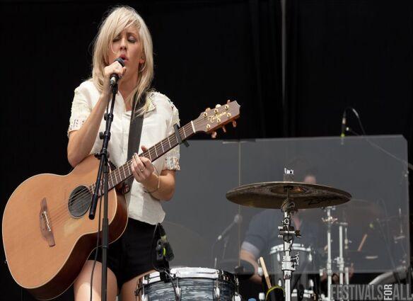 Ellie Goulding on the Main Stage at V Festival (Chelmsford) 2011