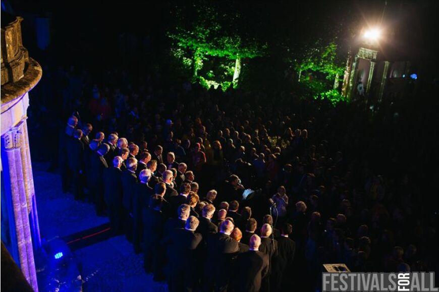 The Brythoniais Welsh Male Voice Choir at Festival No 6 2013