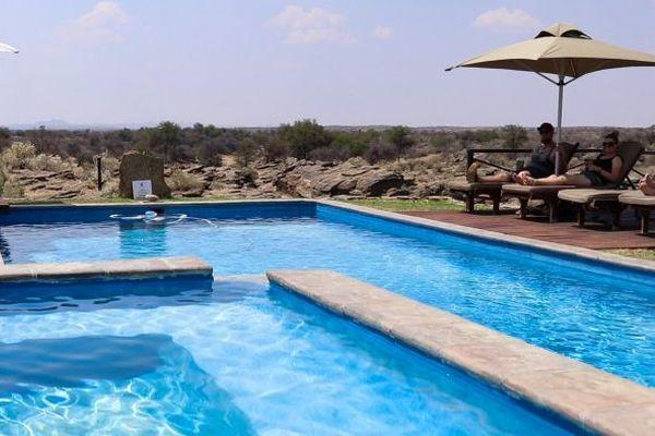 Swimming Pool at Namibia Wildlife Sanctuary Lodge