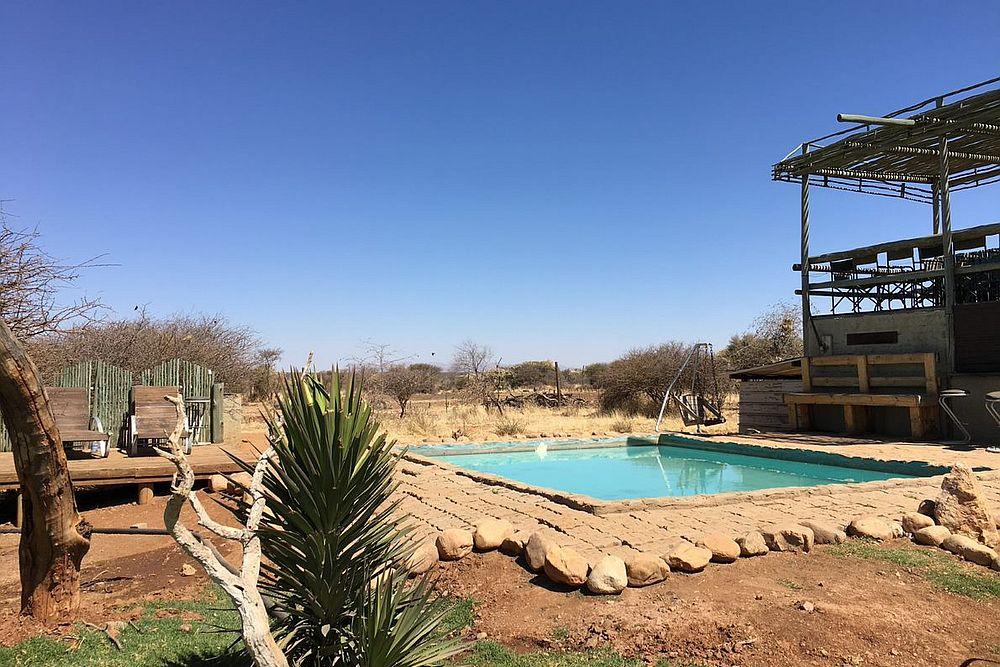 Swimming Pool at the Namibia Wildlife Sanctuary