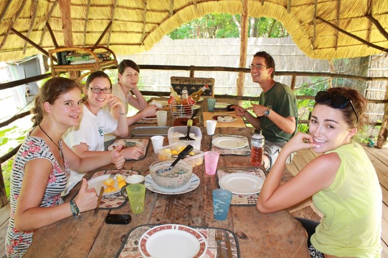 Lunch at the Lilongwe Wildlife Centre