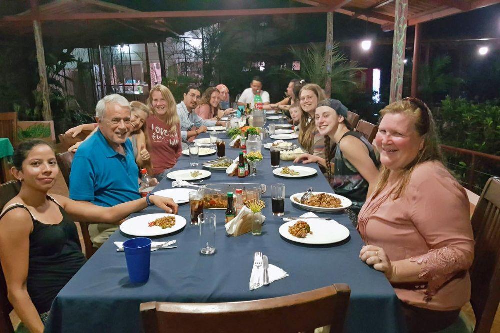 Dinner at the Sloth Conservation & Wildlife Experience