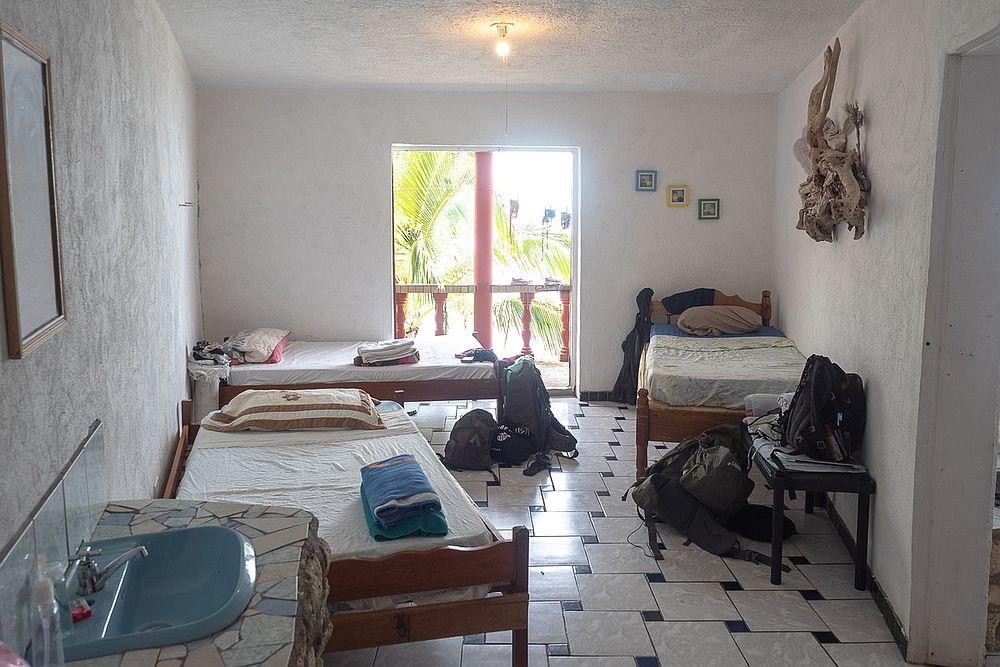 Accommodation at the Belize Marine Conservation Project
